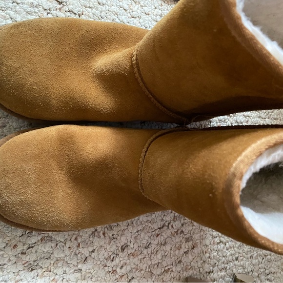 Koolaburra by UGG 1017090 Chestnut US Size 9 Women's Koola Short Suede Boots - Picture 3 of 4